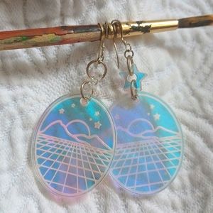 Vapor Wave Earrings